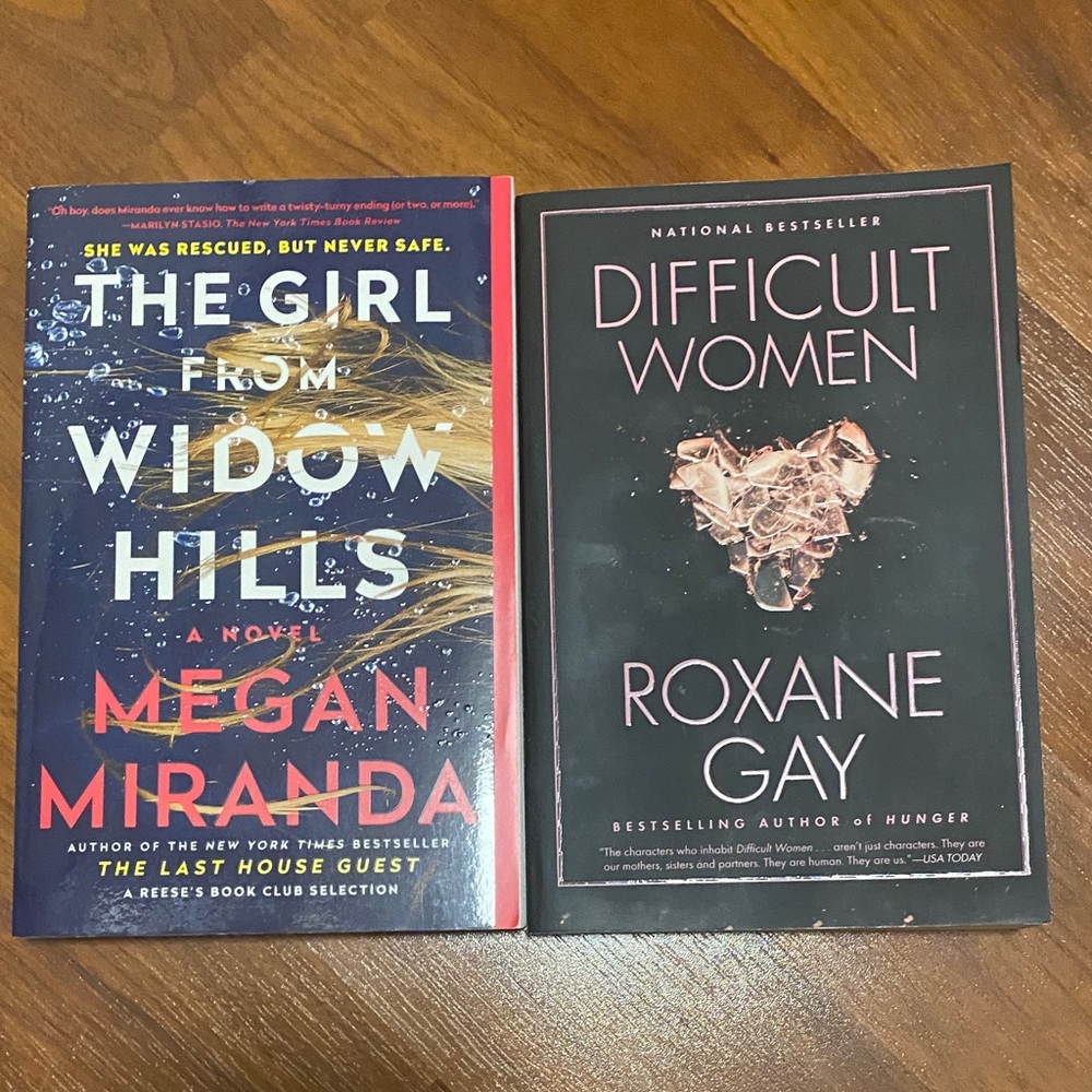 The Girl from Widow Hills and Difficult Women Books